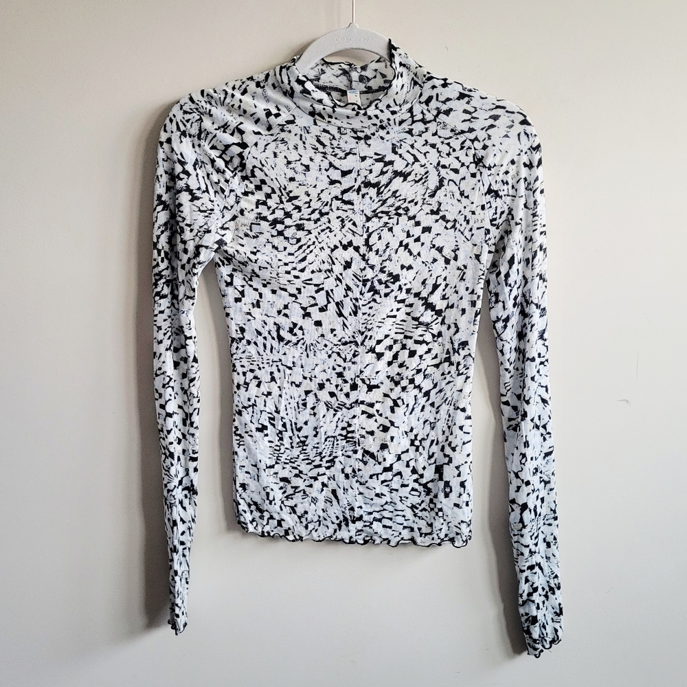 Free People FP Movement High Jump Printed Long-Sleeve